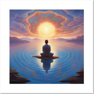 Meditation at Dawn Posters and Art